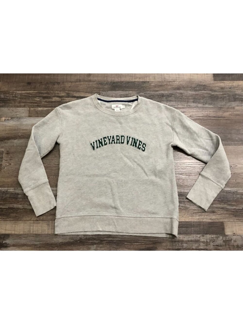 Vineyard Vines Womens Small Gray Crewneck Sweatshirt Pullover